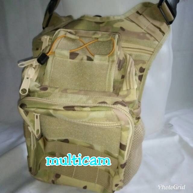 Sling bag mini 803 loreng acupat,gurun,multikem cordura local product