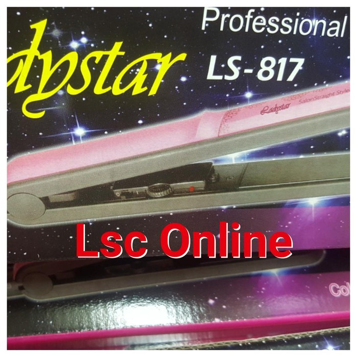 LADYSTAR  Catokan Rambut Murah LS 817  Lurus Original Terbaik Salon Rebonding Curly Keriting Blow