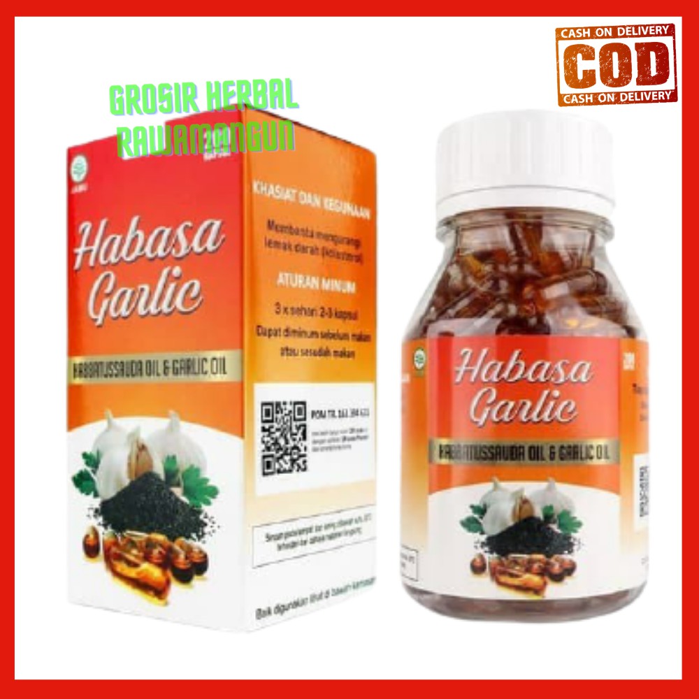 

Habbatussauda Plus Garlic Herbal Kolesterol Habasa Garlic Al Afiat 200 kpsl