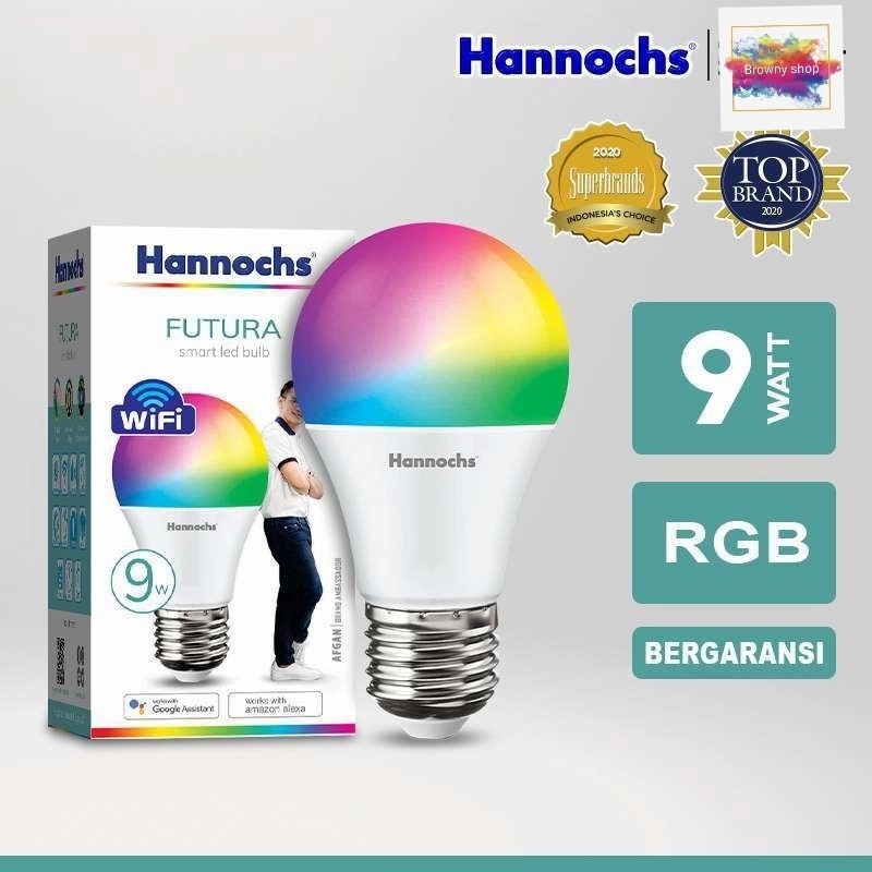 LAMPU LED HANNOCHS FUTURA WIFI 9 WATT