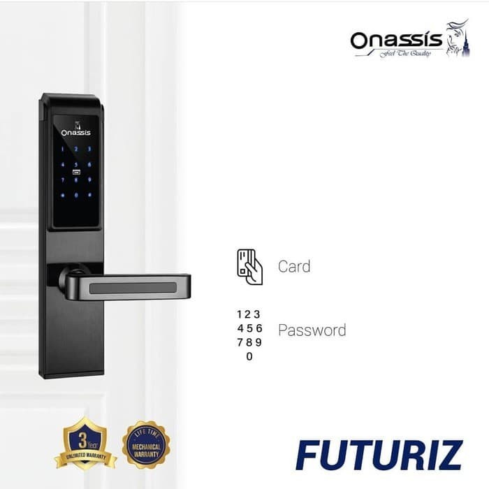 Terbatas - Kunci Pintu Digital Onassis Futuriz | Digital Lock Onassis | Bellucci