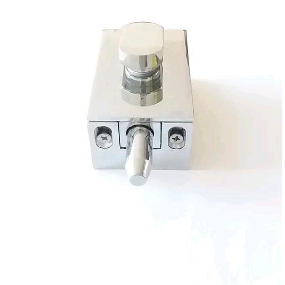 Grendel Shower Kunci Slot pintu kaca kamar mandi kaca ke tembok