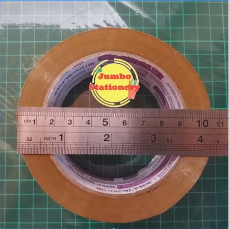 Lakban Nachi Coklat 2&quot; 48 mm KHUSUS GOSEND GRAB INSTAN BISA 2 DUS