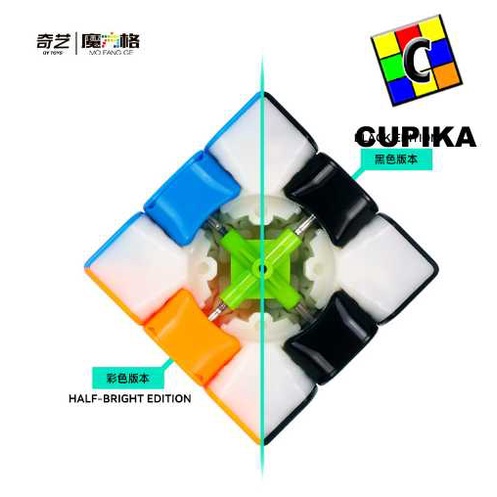 Rubik 3x3 QiYi V3M dengan Magnetic Thunderclap V3 terbaik termurah