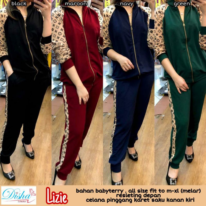 setelan olahraga wanita | lizie set | ORI disha