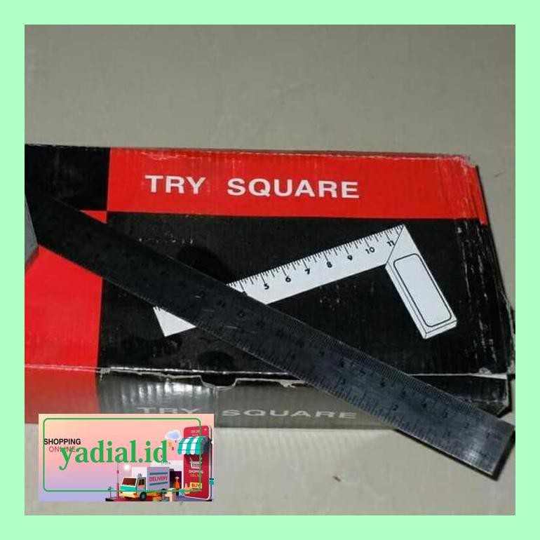 

Yadnsa0S Siku Tukang 12" Inch - Penggaris Besi Bangunan Murah/ Alat Garis Ukur Lutidiast