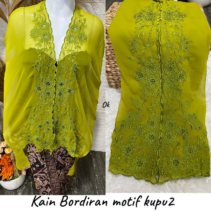 kain bordir motif kupu