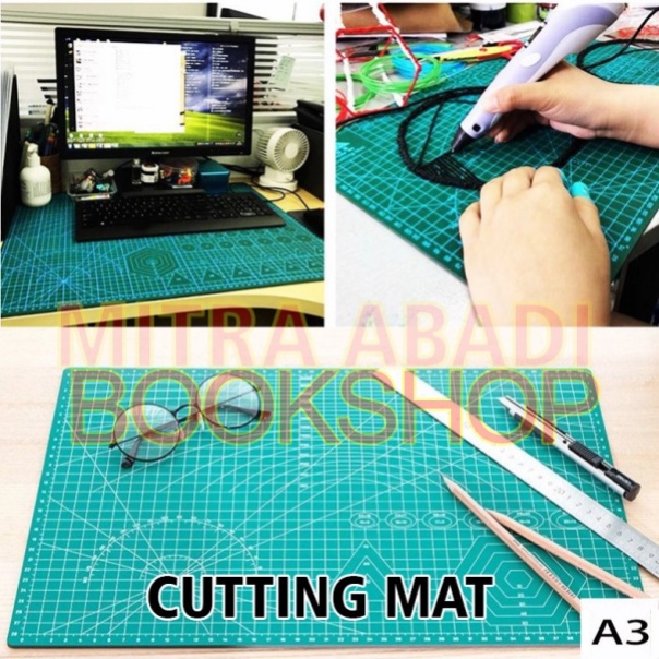 Alas Potong Work Cutting Mat Pad Ukuran A3 45 x 30 cm