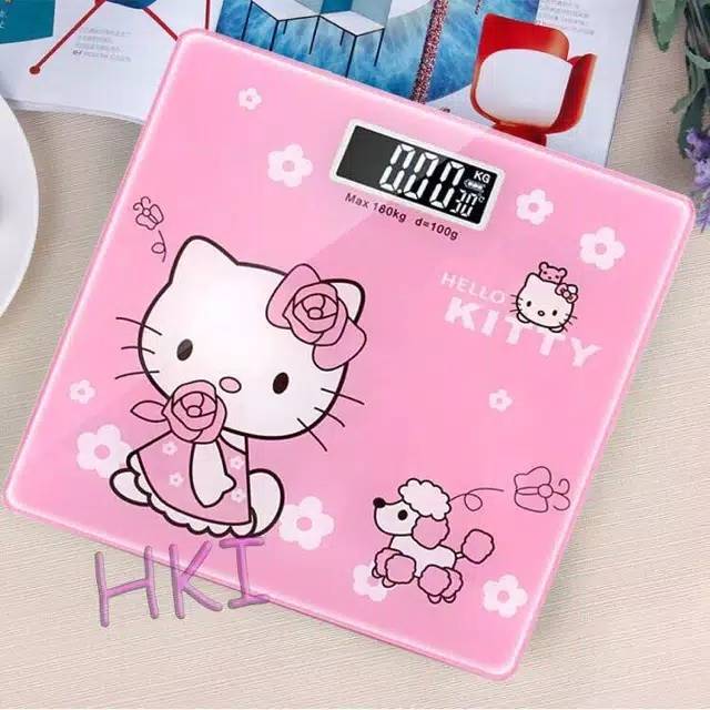 &lt;^ SJA ^&gt; Timbangan badan digital hello kitty doraemon cartun