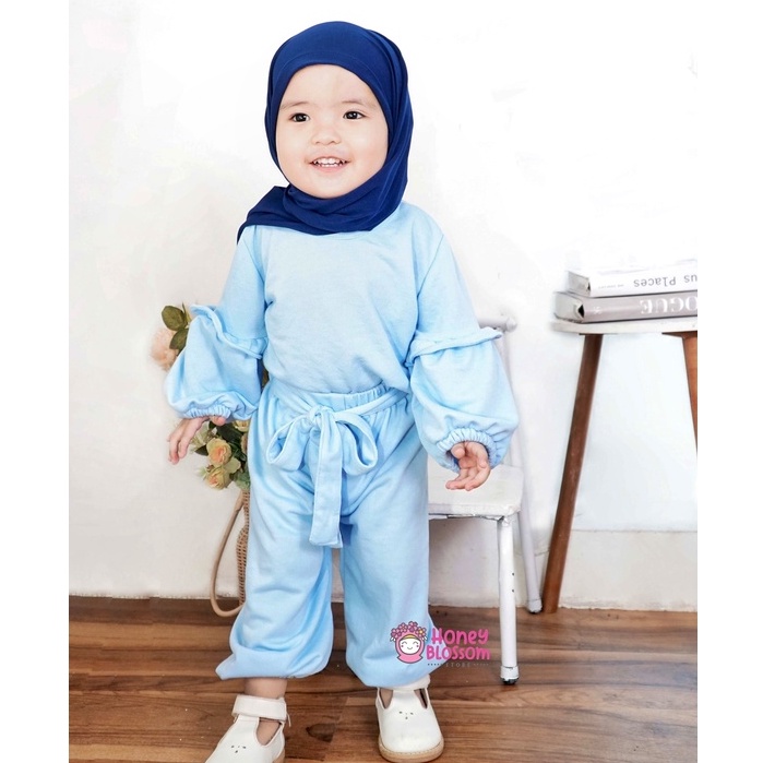 Setelan One Set Anak Perempuan Babyterry Premium / Alika Set by Honeyblossom 0-5 Thn