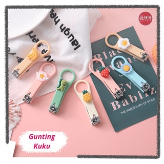 uniso pemotong kuku mini jepit kuku nail clipper gunting kuku mini karakter lucu gunting kuku karakter lucu cute nail clippers alat potong kuku