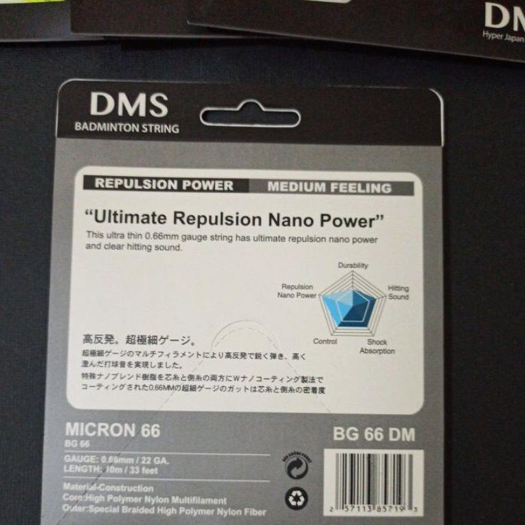 Senar Badminton Infinity 66 Japan Original Tanpa Pasang (Feel Seperti BG 66) –YER.01Jl22p