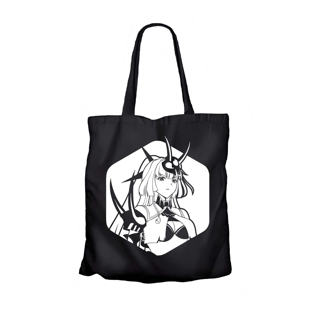 Tote bag japan game icon RAIDEN MEI - HONKAI IMPACT 100% canvas