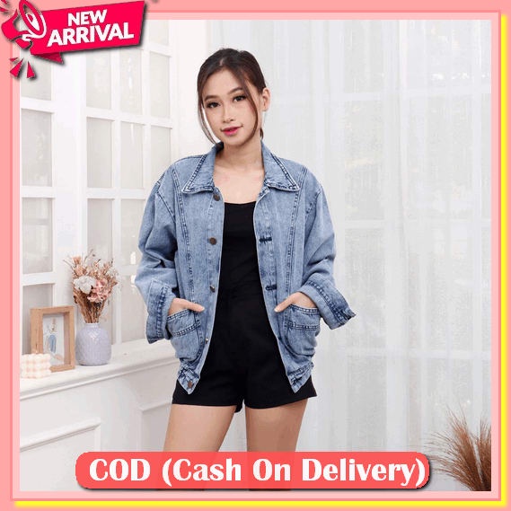 Jaket Jeans Wanita Crop Import Jins Wanita Jacket Jens Kekinian Cewek Terbaru Jket Jen Levis Termura
