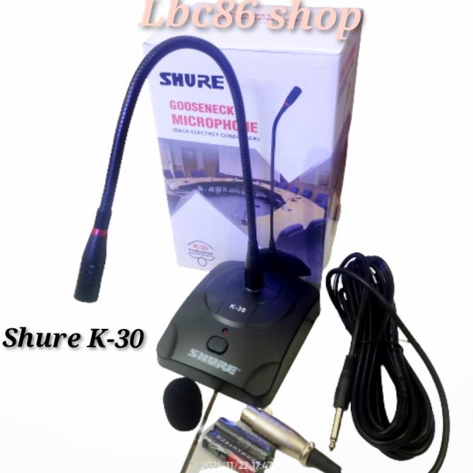 mic podium/meja K30 SHURE microphone podium