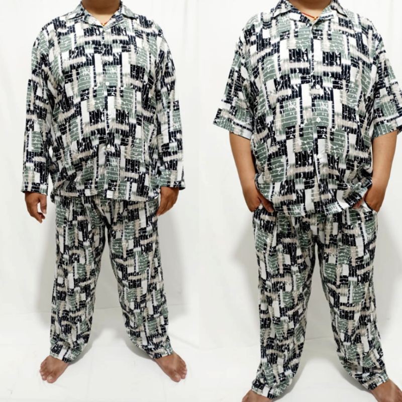 pajamas rayon couple one set tie dye setelan baju tidur piyama family pasangan keluarga tiedye