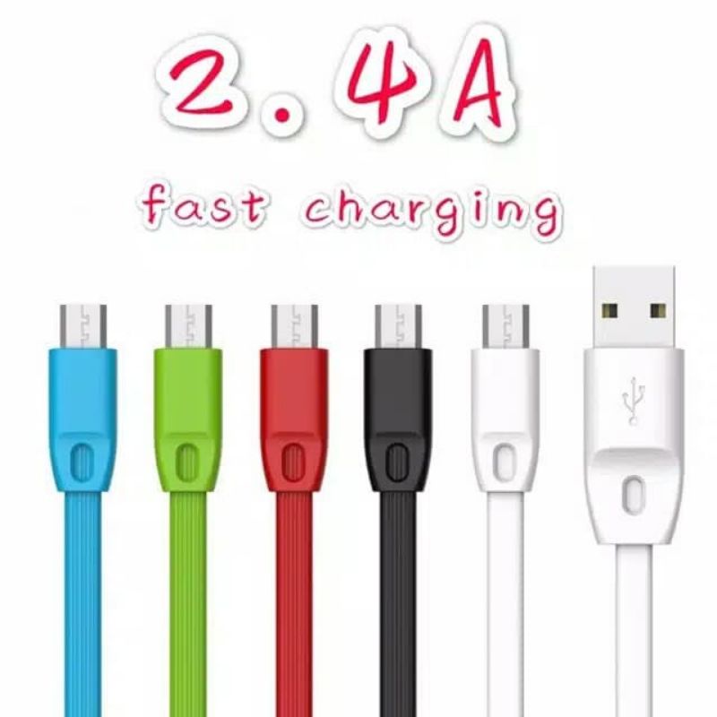 Kabel Data Micro Cable Data Usb Fast Charging 1 Meter Support Xiaomi Oppo ViVo