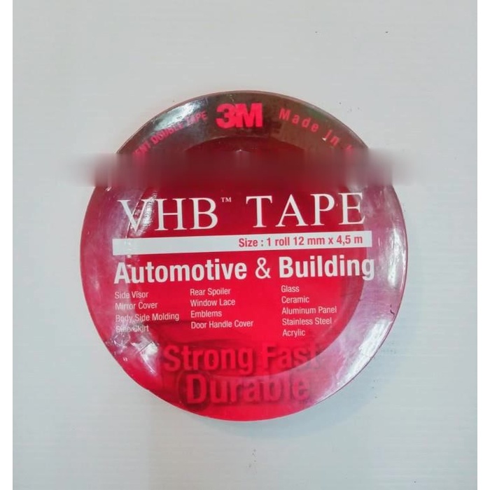 

GME TP 010 Double Tape 3M VHB 12 mm x 4.5 m ORIGINAL - DOUBLE FOAM TAPE