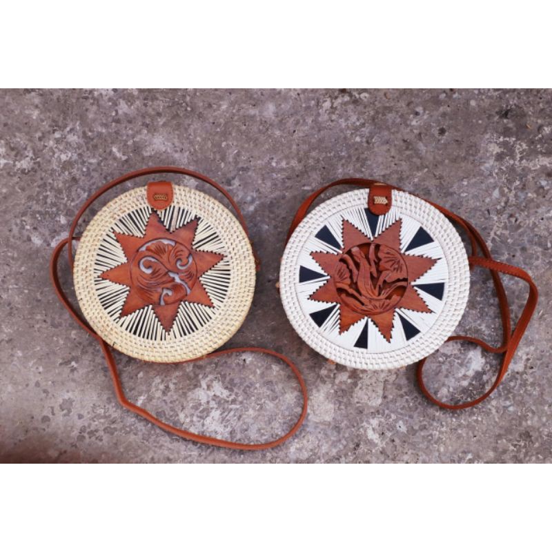 Tas Etnik Anyaman Rotan Khas Lombok