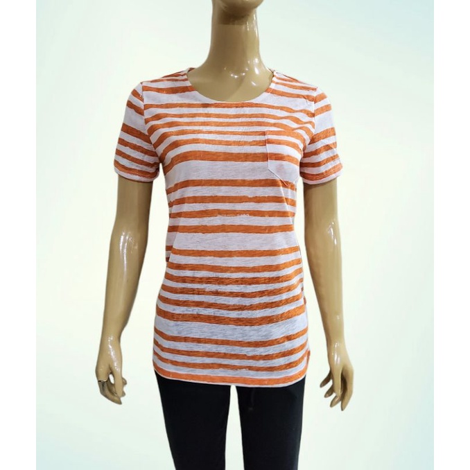 BLOUSE STRIPE CASUAL BRANDED TERMURAH