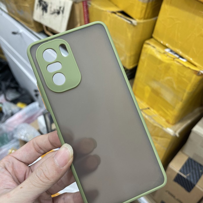 XIAOMI POCO F3 PREMIUM BUMPER HYBRID DOVE CASE BAHAN ANTI PECAH