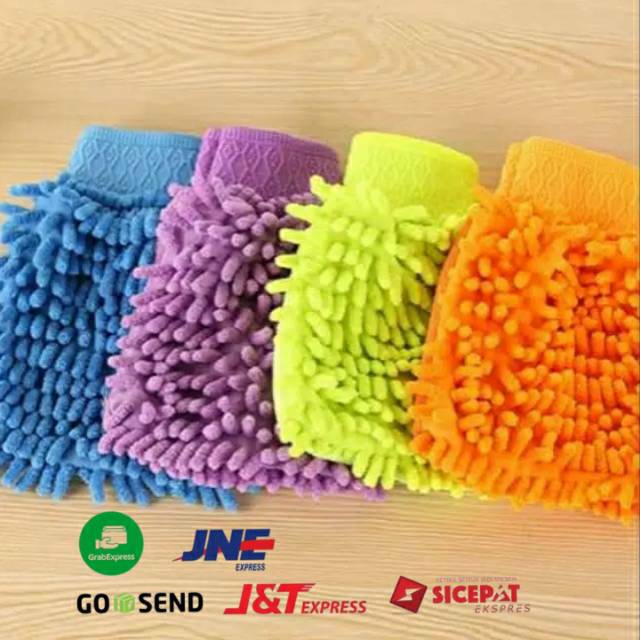 Sarung tangan microfiber mitt mikrofiber pembersih mencegah virus