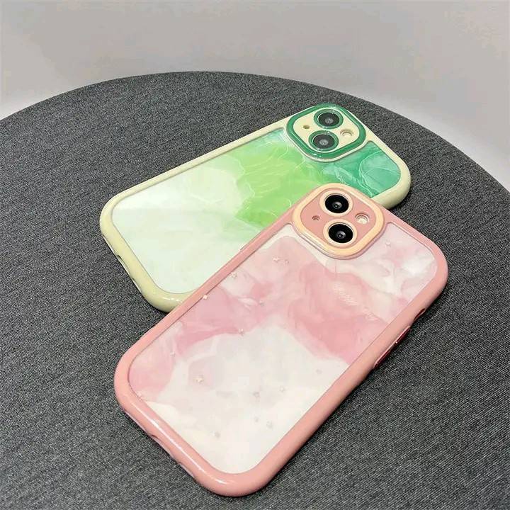 Case Motif Lukisan Tinta Halo Tahan Banting Untuk Iphone 13pro Max 12 11 xs xr