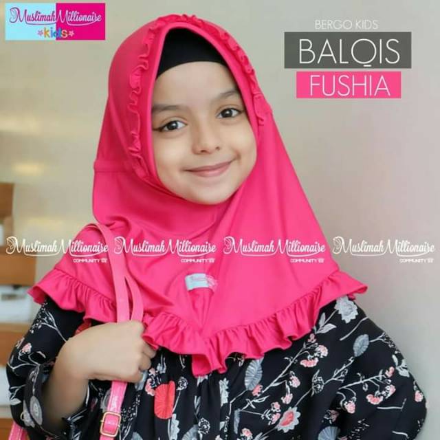 Jilbab Anak Hijab Anak Bergo Anak Balqis