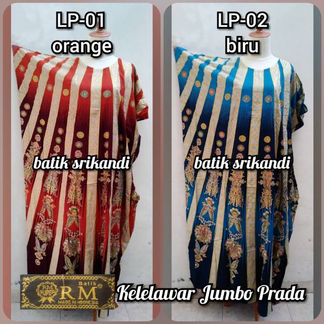 Daster Kelelawar Jumbo Prada Batik RM