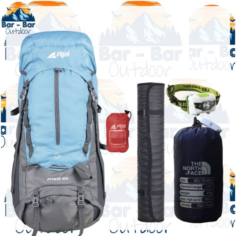 Paket Murah Tas Gunung Carrier Arei Rei Atmos 60L