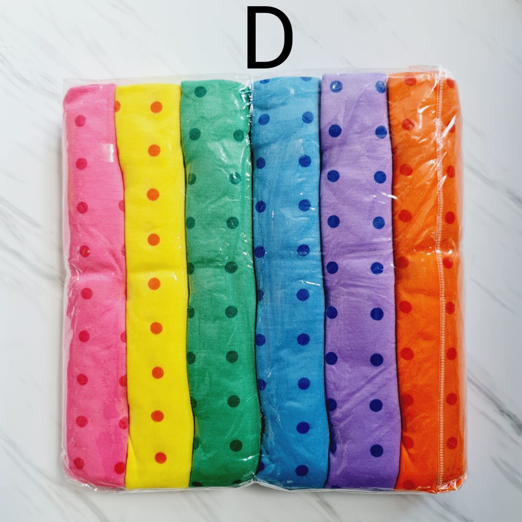 Fejes Bedong Bayi Set isi 6 Motif Warna ukuran 90 x 115cm motif dikirim random