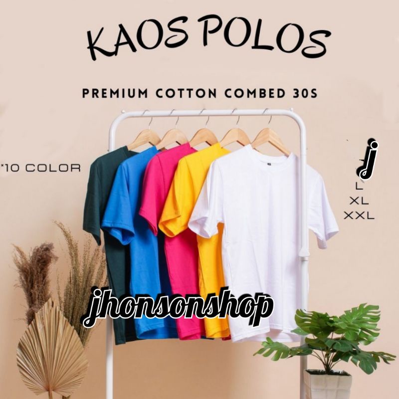 kaos polos pria catton combat bahan adem dan enak dipakai buat dewasa