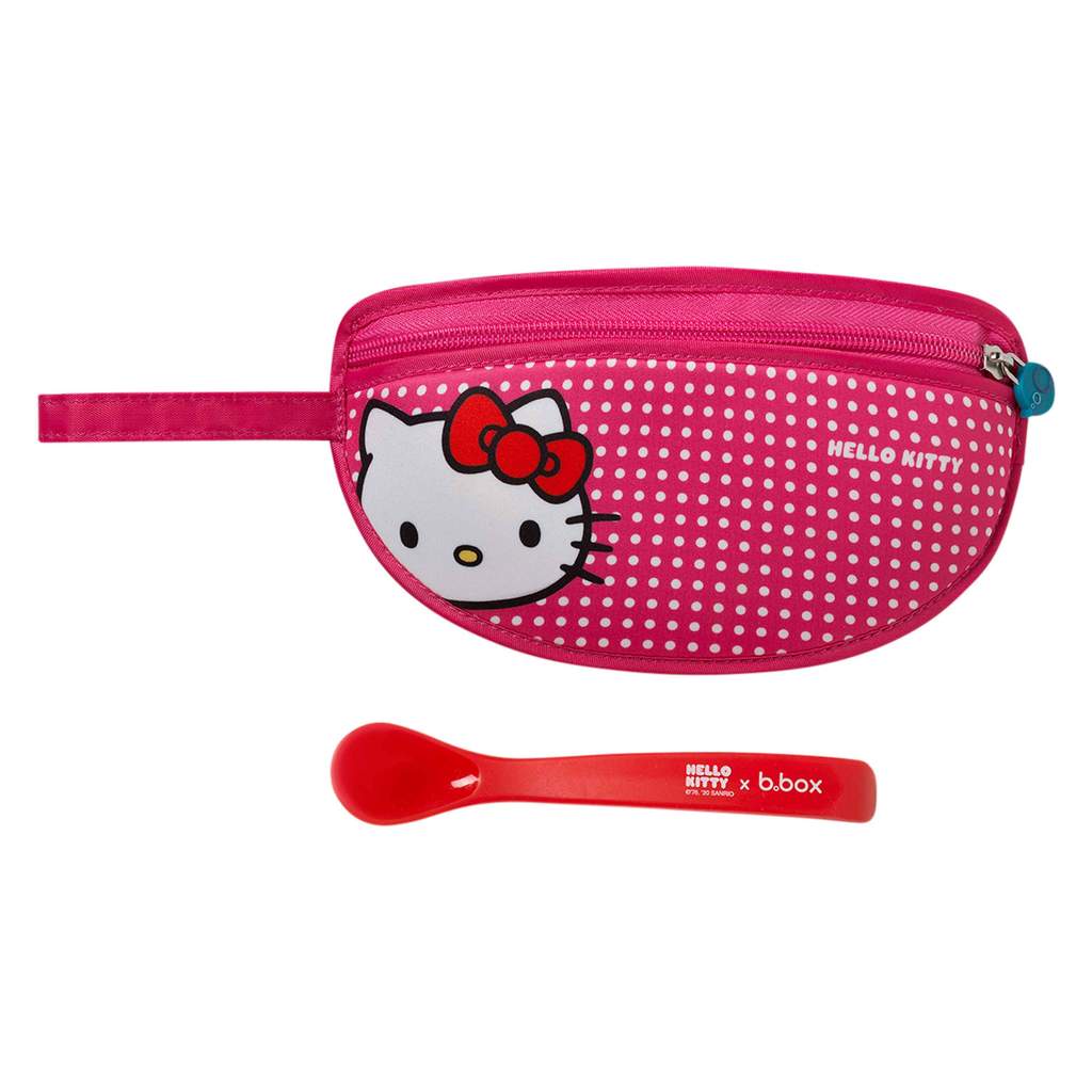 B. Box - Hello Kitty Travel Bib + Flexible Spoon