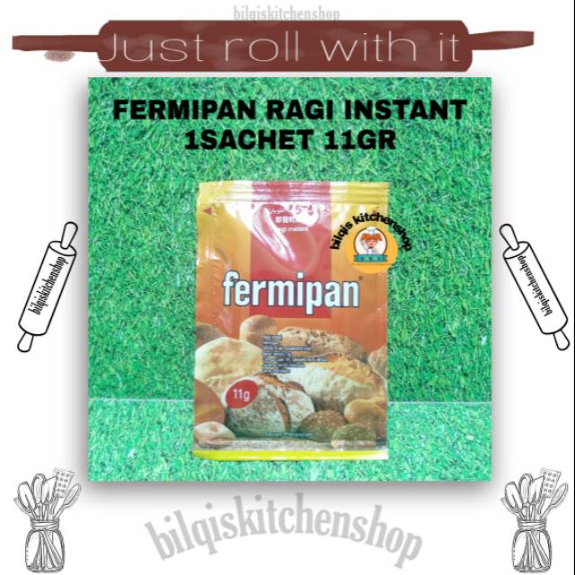 

Ragi instant fermipan sachet 11gr