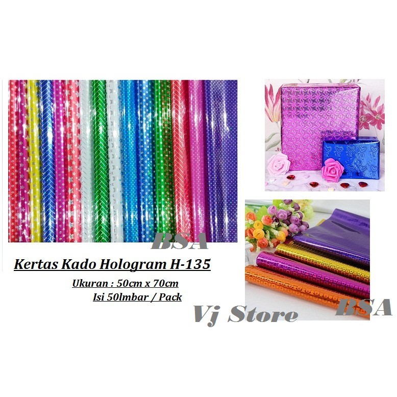 

Kertas Kado Hologram H-135