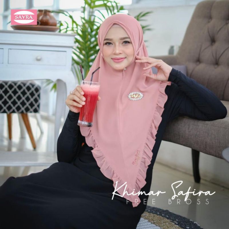 Khimar Safira Free Bros Sayra Original Sayra Hijab