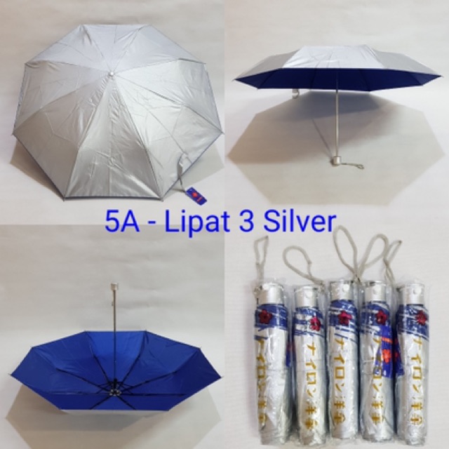 Payung Lipat Polos Anti UV Promosi Sakura 5A