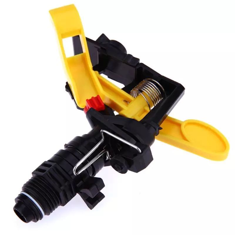 Impact Sprinkler Springkler Putar Taman/Kebun 1/2″ Penyiraman - Kuning shaestore15