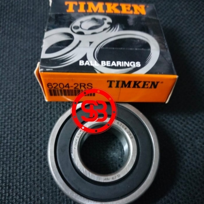 Bearing 6204 2RS / 6204 2RS C3 TIMKEN ORIGINAL