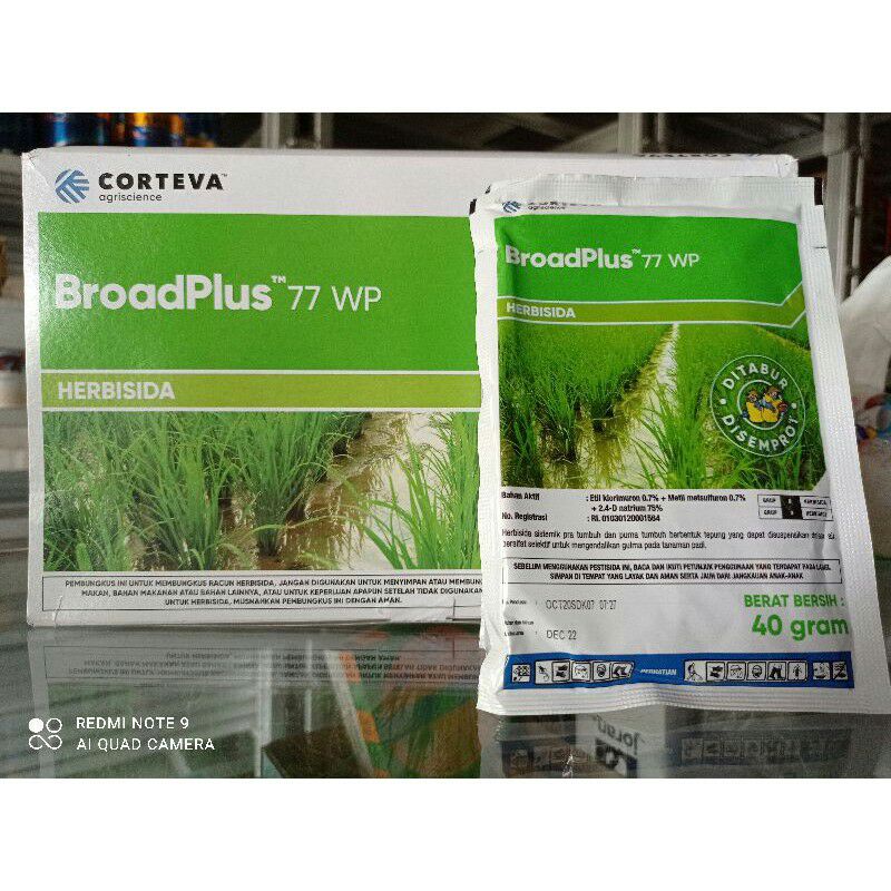 GROSIR HERBISIDA BROAD PLUS 77 WP 40 GR PENGGANTI ALLY PLUS