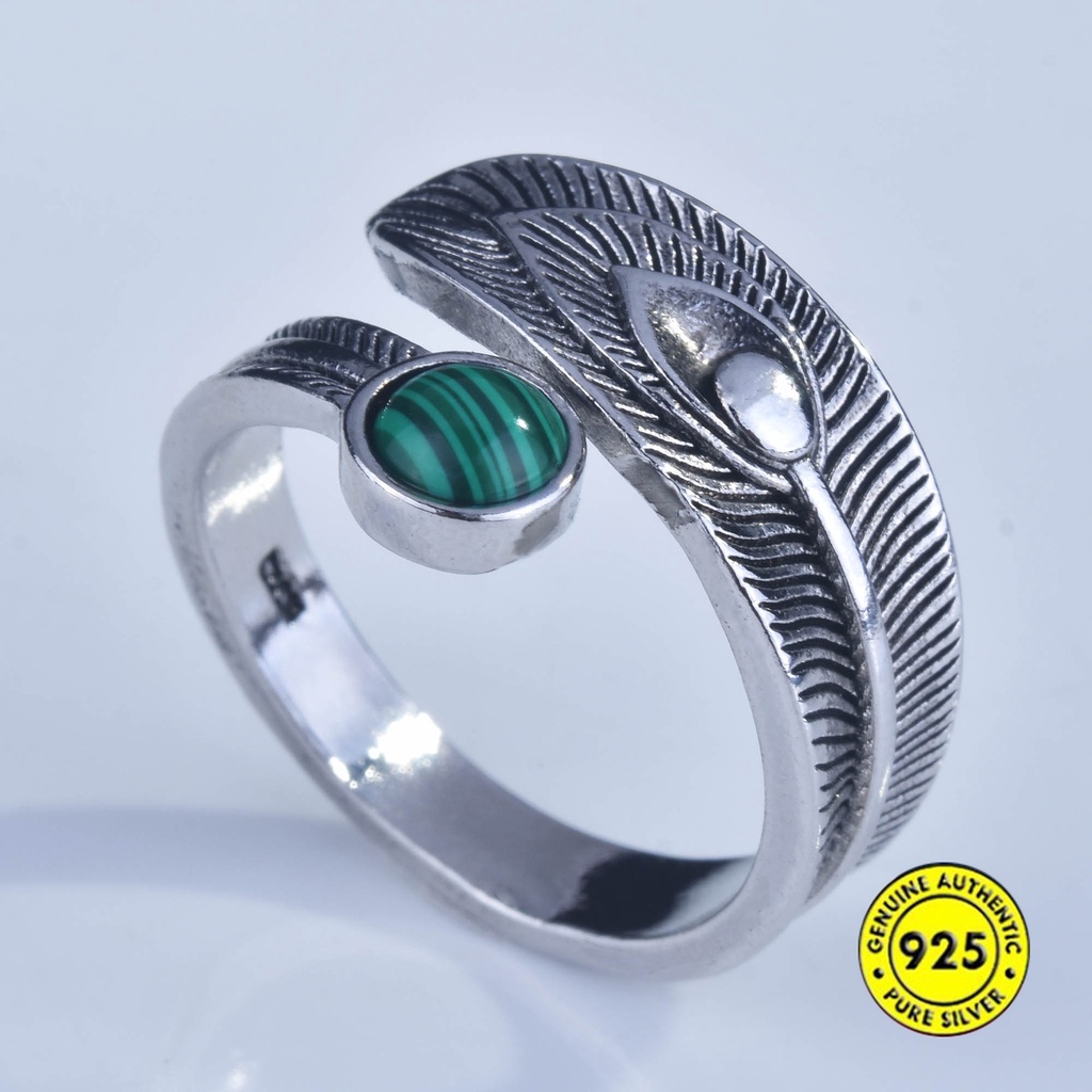 Cincin Sterling Silver 925 Model Terbuka Adjustable Untuk Wanita