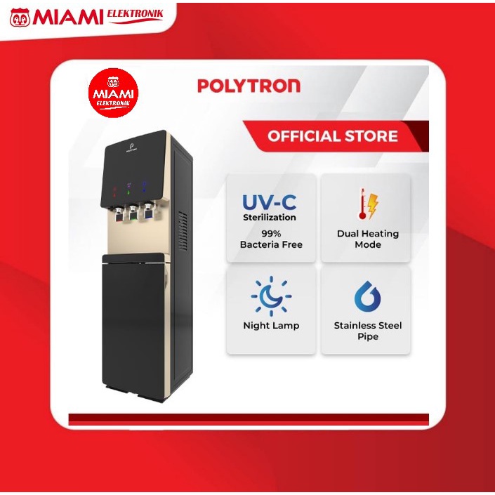 POLYTRON PWC 778WUV / PWC 778UV Dispenser Galon Bawah dengan UV