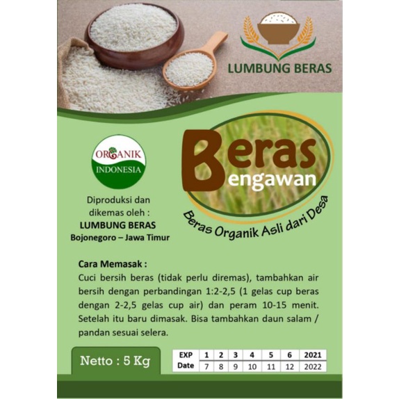 

BERAS PUTIH BENGAWAN 5 KG