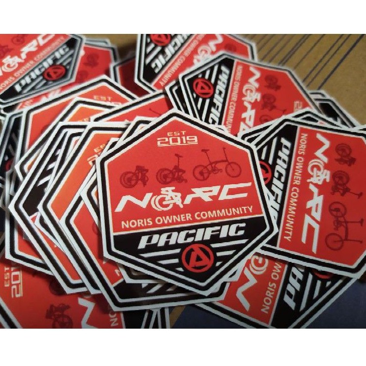 

MURAH!!! Sticker Logo Norc Stiker Pacific Noris Owner