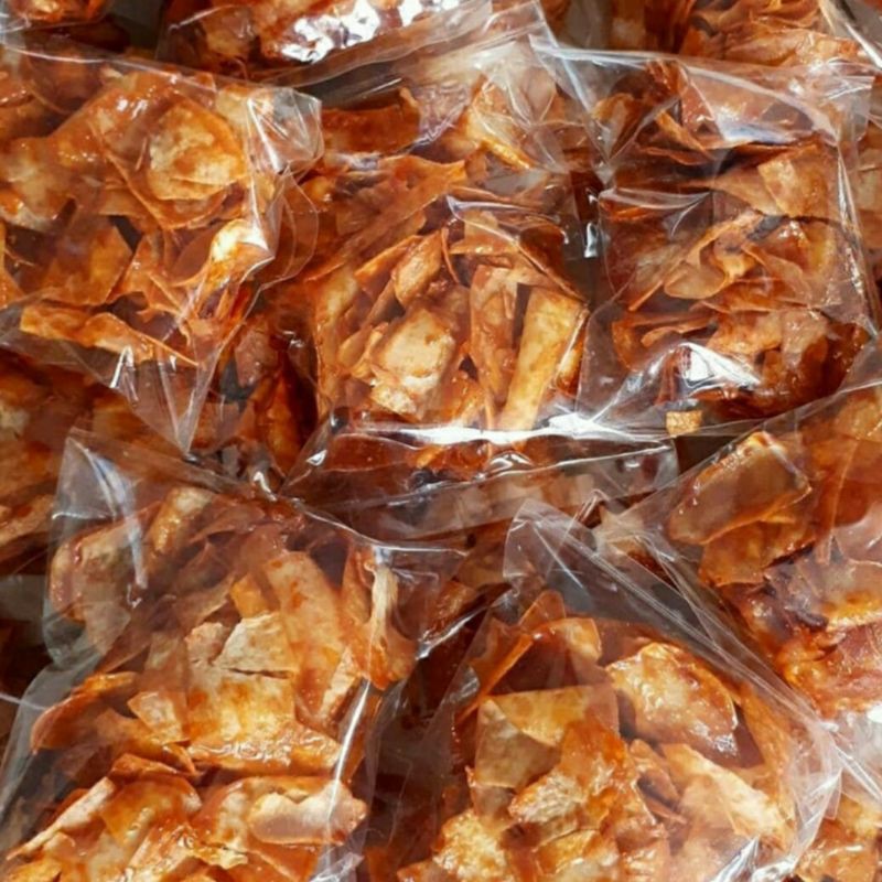 

keripik Singkong Pedes Manis Renyah 200gram