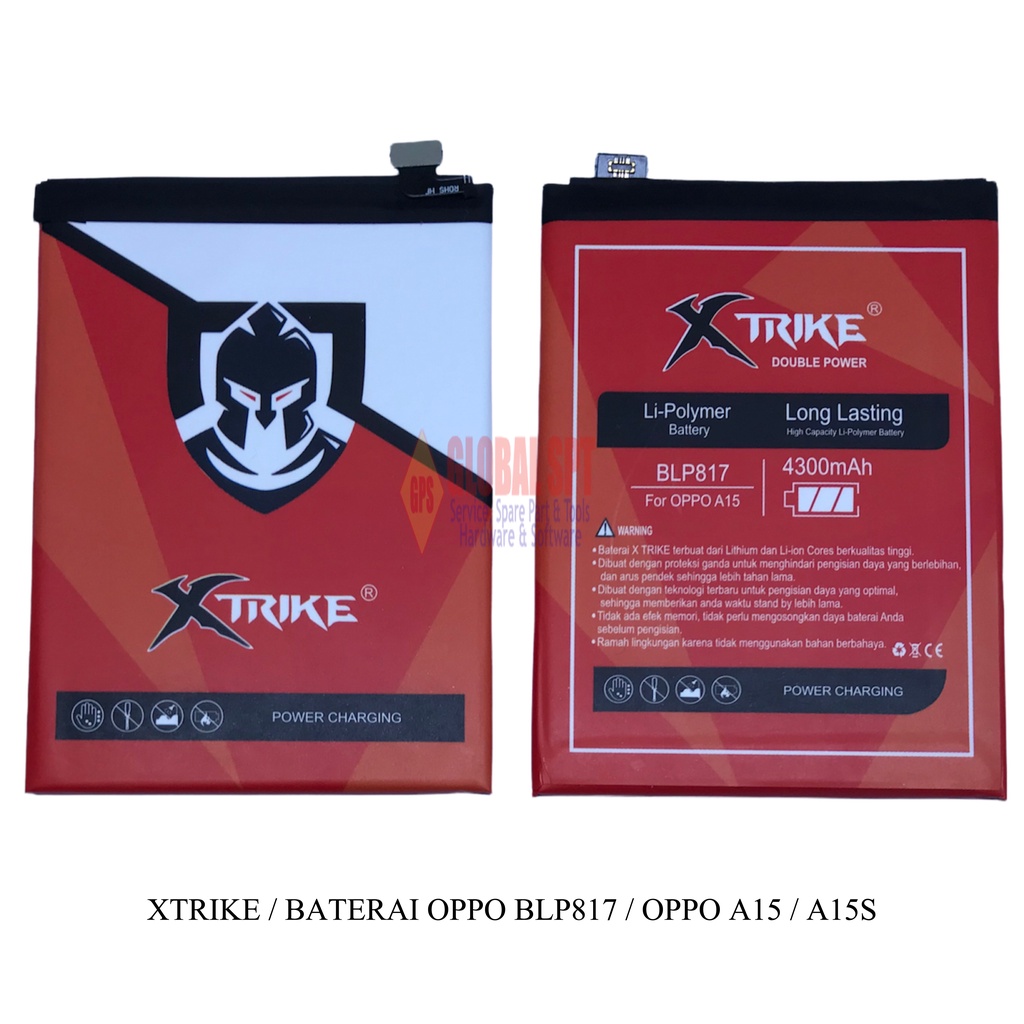 XTRIKE / BATERAI OPPO BLP817 / BATRE / BATERE OPPO A15 / A15S