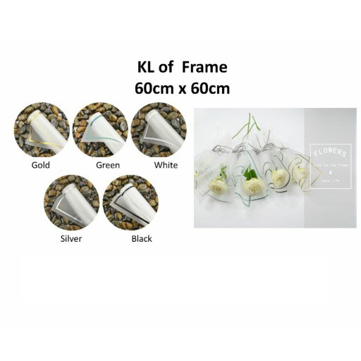 

FRESH KL of Frame 3 lembar kertas bunga murah cellophane paper ISTIMEWA
