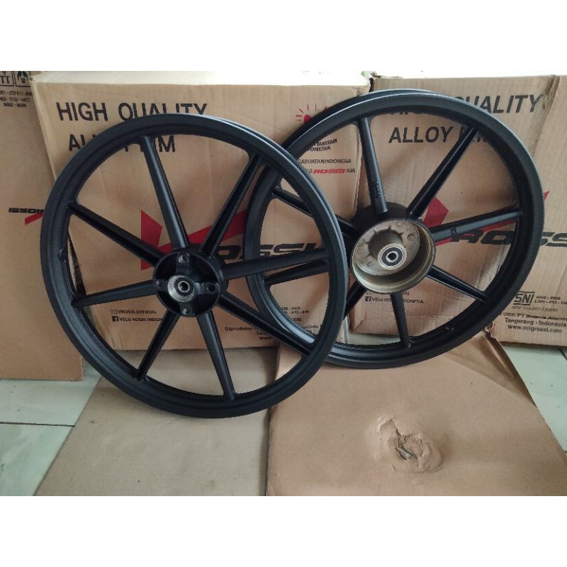 velg racing Yamaha fiz r dan Vega r tromol kecil zigen swan ring 17x160/140
