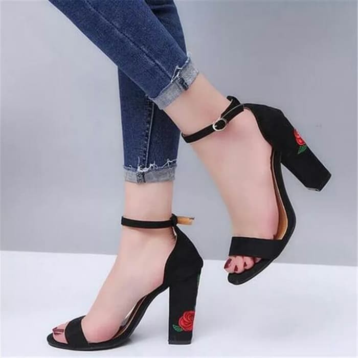  High  Heels  Elegant Beauty BUNGA SEPATU  Original Premium 