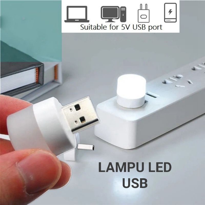 LAMPU LED MINI USB PUTIH